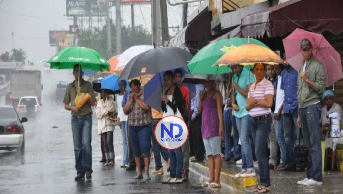 ONAMET pronostica ocurrirán lluvias, viento, truenos y relámpagos