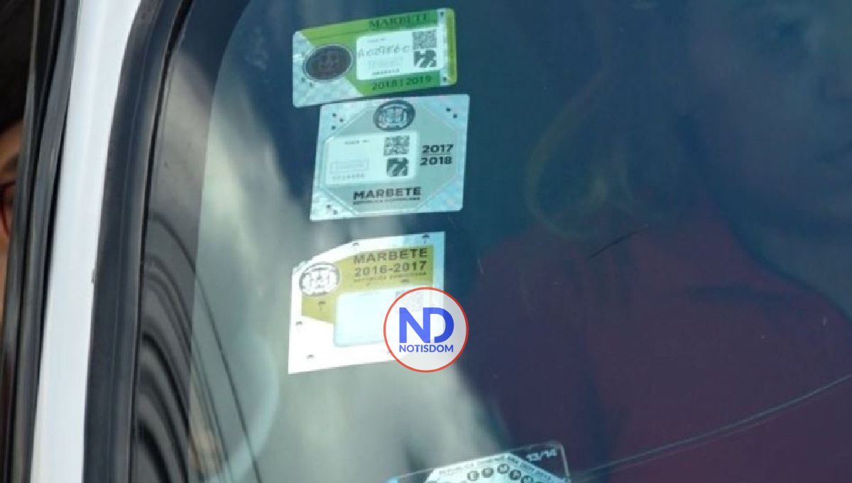 El próximo lunes vence vigencia de marbetes vehículos en la RD