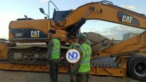 Medio Ambiente incauta vehículos usados extraer material de ríos