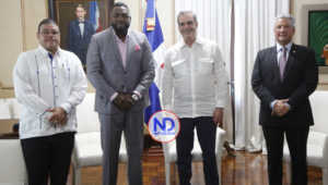 Presidente Abinader recibe a David Ortiz, recién electo al Salón de la Fama de Cooperstown