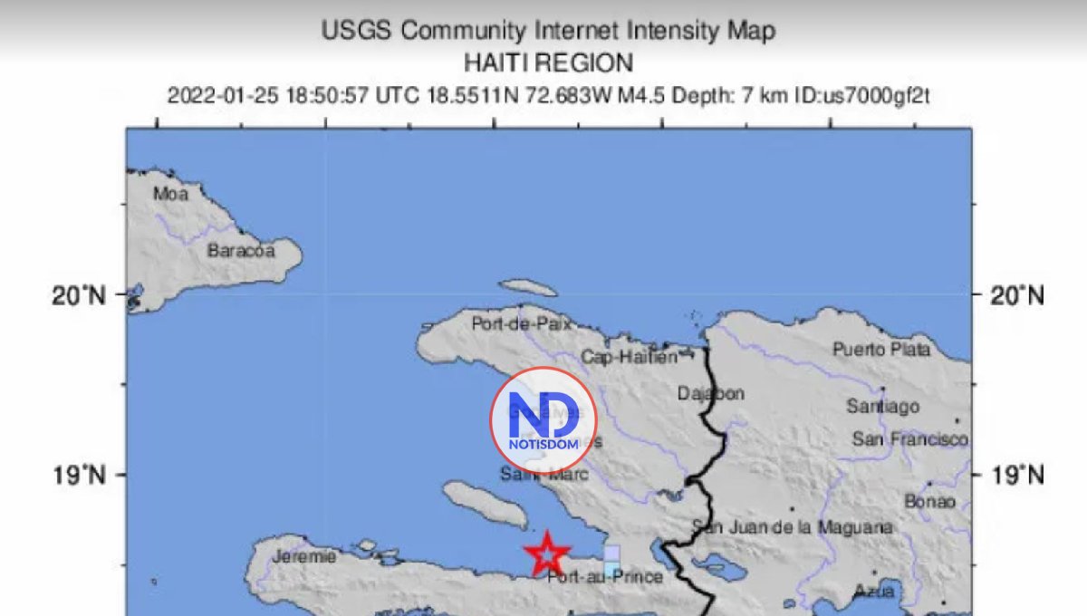 ¡Otra vez! Sismo de magnitud 4.5 sacude Haití