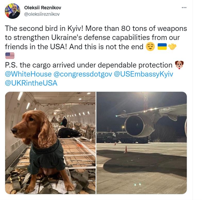 Ucrania recibe más de 80 toneladas de armas de EE.UU. 3 oleksii Ucrania recibe más de 80 toneladas de armas de EE.UU.