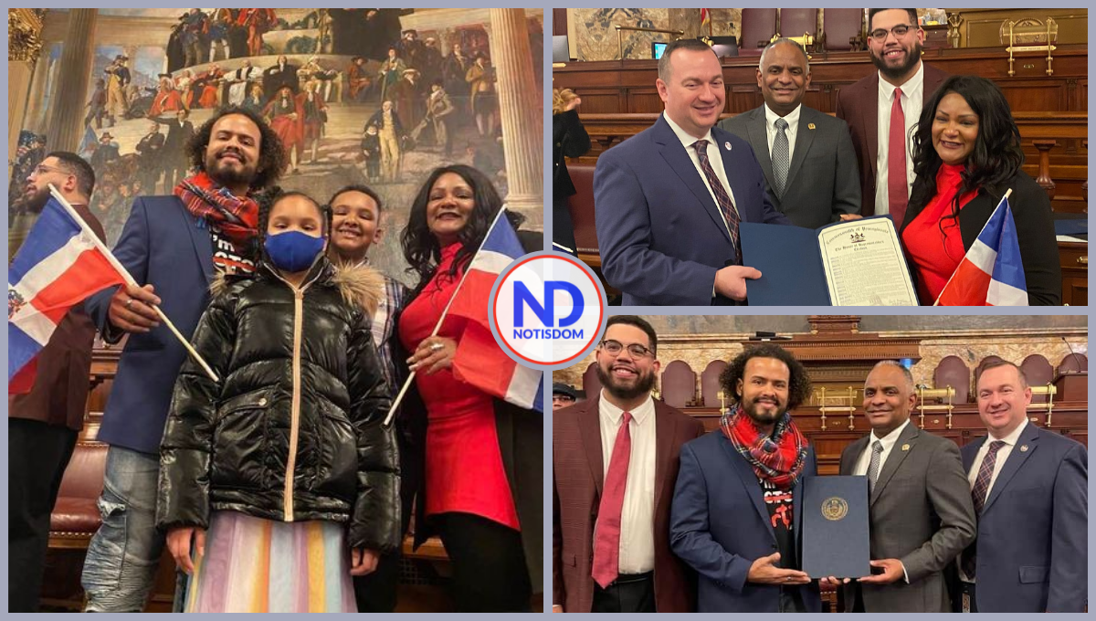 Líderes cívicos hispanos visitan capitolio de Pennsylvania para reconocer comunidad dominicana