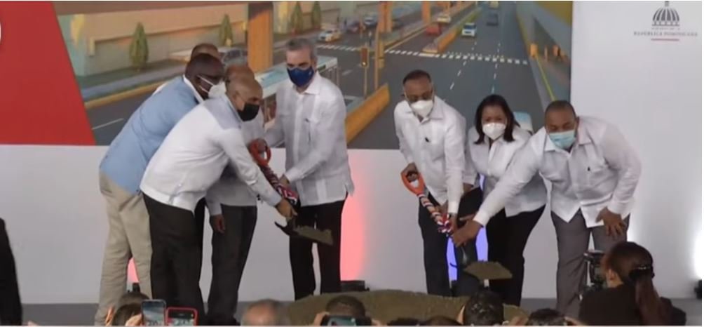 ABINADER 106 Presidente Abinader da inicio a trabajos de extensión metro a Los Alcarrizos