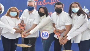 Presidente Abinader y director de INAPA dejan iniciadas obras en Azua