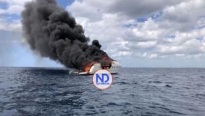 Se incendia embarcación cerca de Bayahibe sin causar heridos