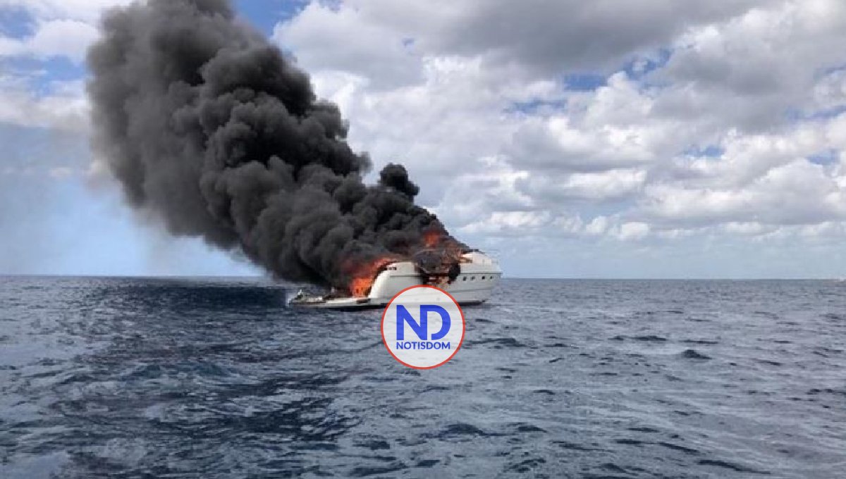 Se incendia embarcación cerca de Bayahibe sin causar heridos