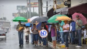 Onamet pronostica lluvias sobre el país por vaguada