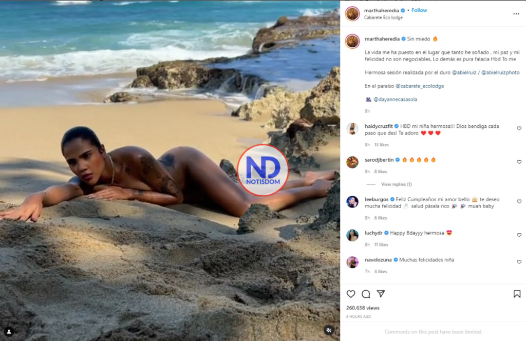 Martha Heredia celebra su cumpleaños totalmente desnuda y comparte las imágenes 3 Instagram Martha Heredia 01 Martha Heredia celebra su cumpleaños totalmente desnuda y comparte las imágenes