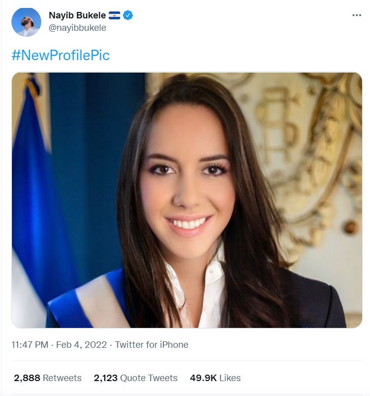 NAYIB BUKELE 2 Bukele sorprende a todos con su versión femenina y se hace tendencia en redes