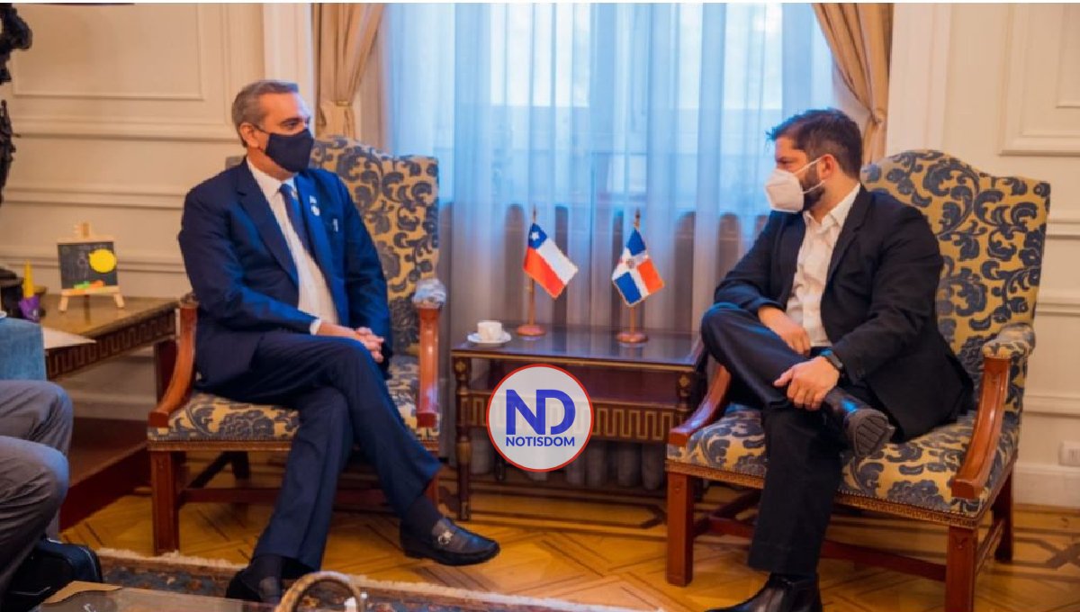 Abinader y Boric trabajarán para fortalecer relaciones RD y Chile