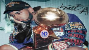 Anuel lanza hielo a DJ por colocar canción de Karol G