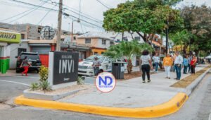 Alcaldesa Carolina Mejía entrega bulevar en el barrio INVI del DN