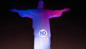 Brasil ilumina al Corcovado con colores bandera de RD