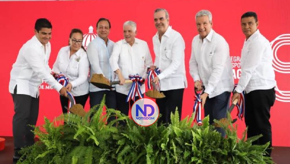 Presidente Abinader inaugura la construcción del monorriel 2 Presidente Abinader inaugura la construcción del monorriel