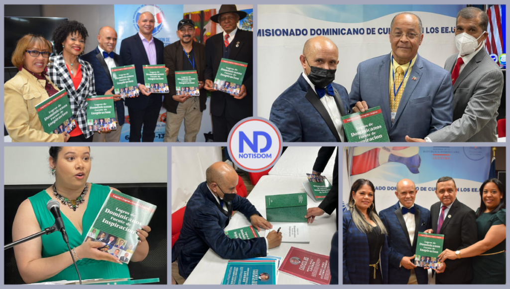 5 FOTOS J NOTISDOM ​Ponen en circulación el libro "Logros de Dominicanos Fuente de Inspiración" 