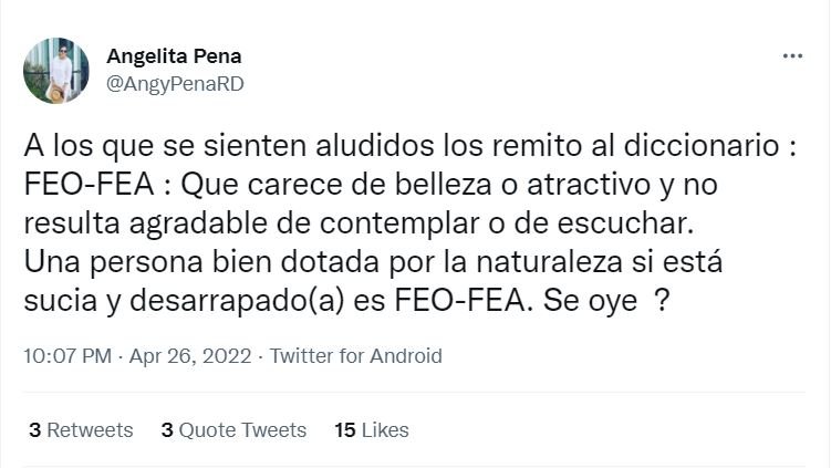 ANGELITA PENA 1 "Cuanta gente fea" dice asesora de presidencia sobre periodistas