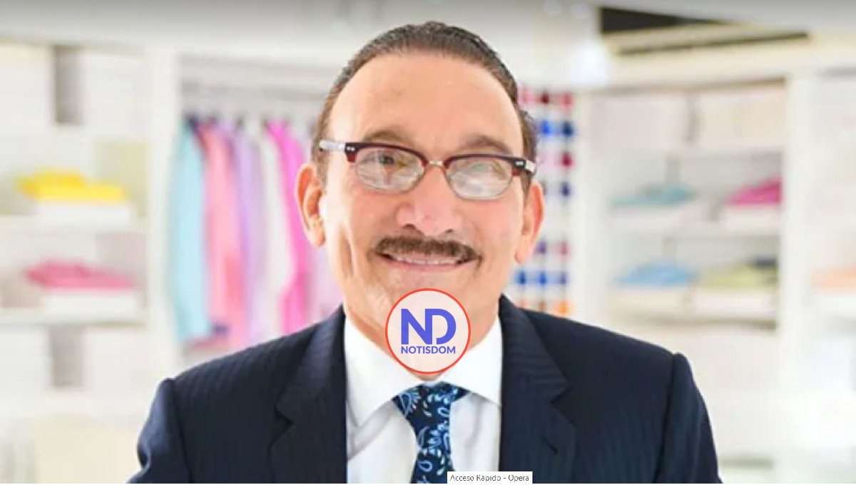 Muere ícono de la moda dominicana, Arcadio Díaz