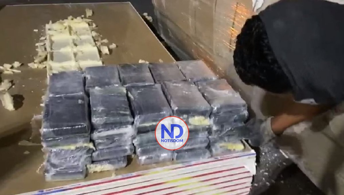 DNCD ocupa 190 paquetes de cocaína en puerto Haina Oriental