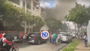 Se incendia edificio del Canal del Sol; hay varios heridos