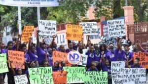 Las mujeres haitianas salen a las calles para exigir sus derechos