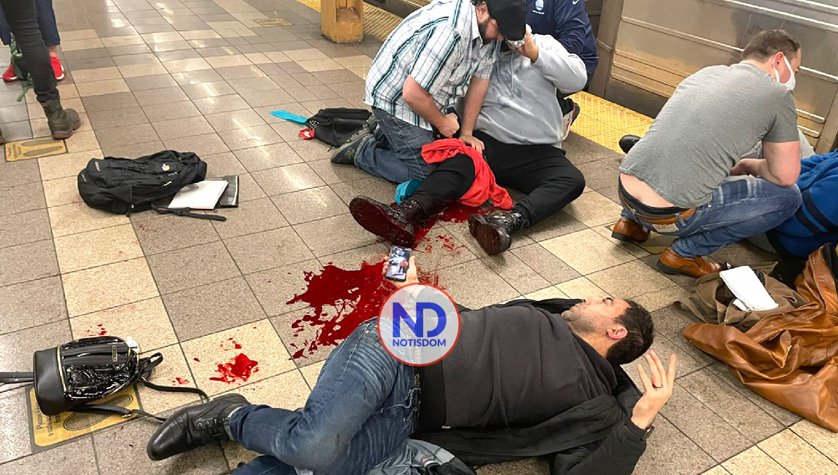 Tiroteo en estación del metro NY deja por lo menos 13 heridos; encontraron artefactos explosivos