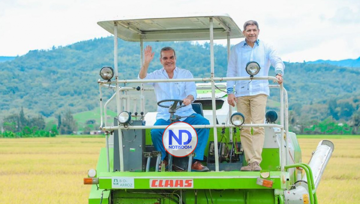 Presidente Abinader inicia cosecha de arroz 2022 y destaca autosuficiencia alimentaria del país