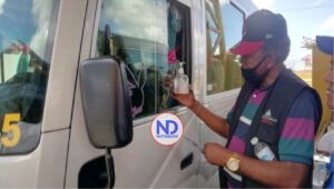 Realizan operativo sanitario en el Km.9 de la autopista Duarte