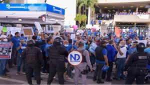 Con bombas PN trató dispersar protesta de profesores