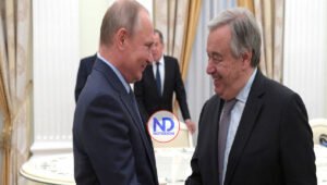 Putin recibirá próximo martes a Guterres para hablar de Ucrania