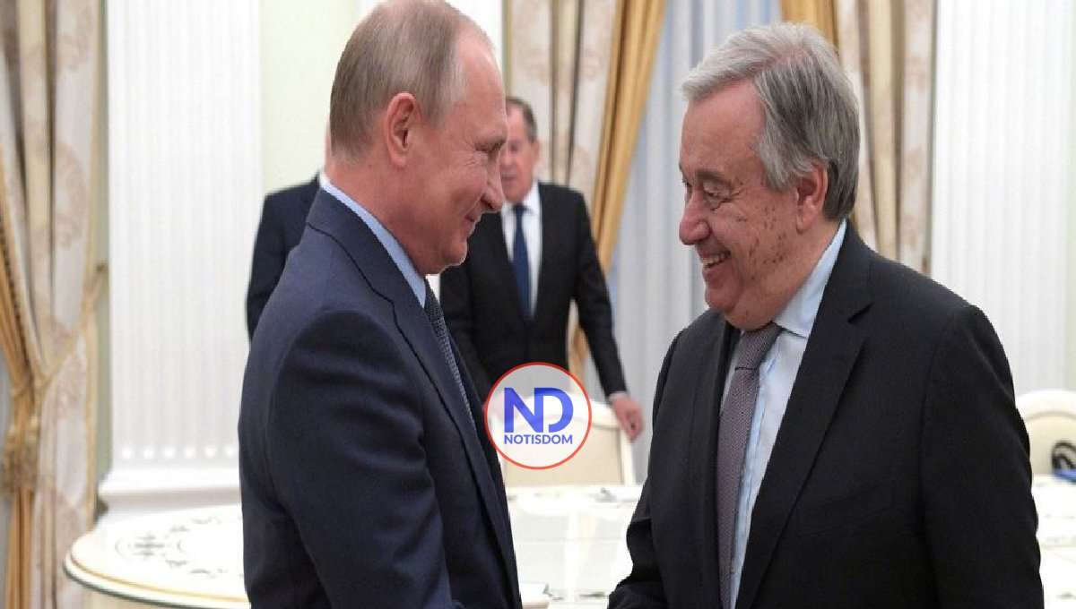 Putin recibirá próximo martes a Guterres para hablar de Ucrania