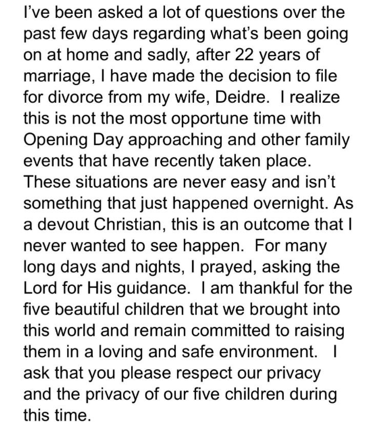 TWITTER BOB 2 Albert Pujols anuncia su divorcio tras 22 años de matrimonio