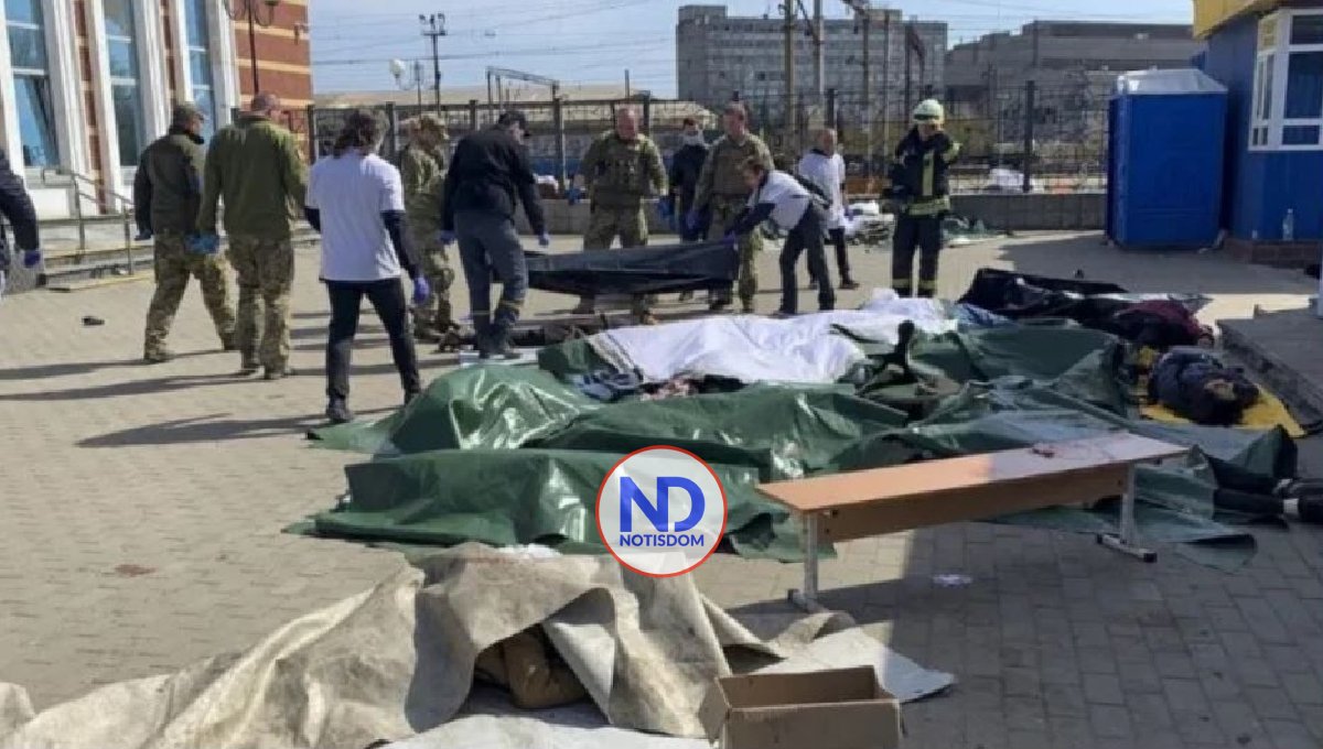 Al menos 30 muertos en ataque ruso a estación de tren