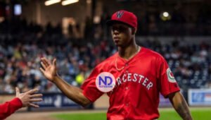 Brayan Bello poncha 10 en debut en Triple A, Mazara pega jonrón