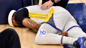Violento empujón terminó en fractura de un jugador de Golden State