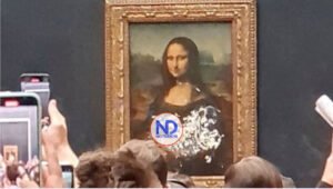 Hombre disfrazado de mujer vandaliza a ‘La Gioconda’
