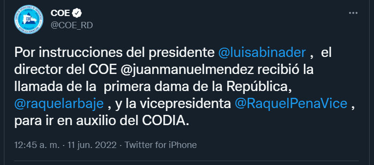2022 06 11T11 48 23 Por instrucciones de Abinader, COE investiga desplome techo del CODIA en Zona Colonial