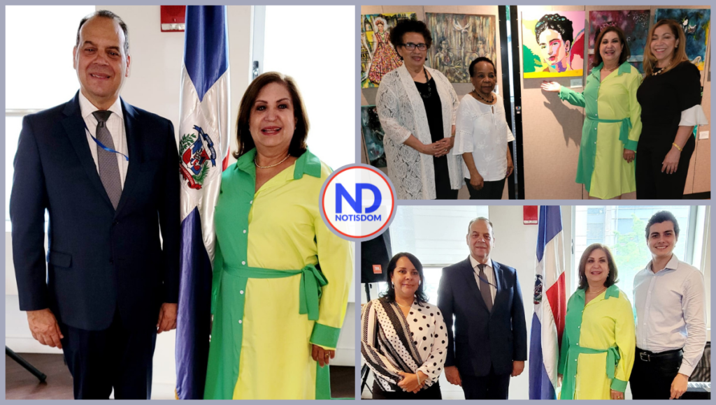 3 FOTOS B NOTISDOM 21 Comisionado de Cultura y Alianza Dominicana inauguran exposición colectiva "Nuestra Frida"