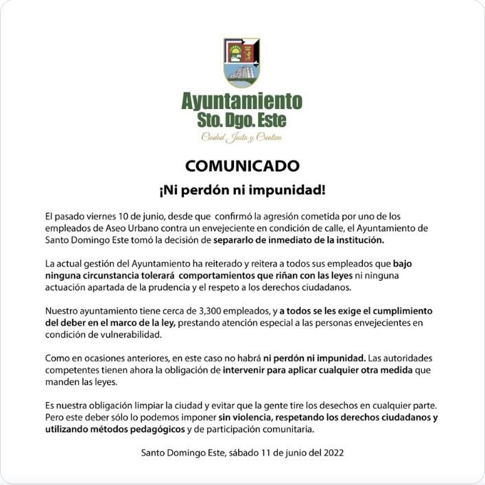Alcaldía SDE cancela empleado que agredió a envejeciente 4 ALCALDIA 3 Alcaldía SDE cancela empleado que agredió a envejeciente