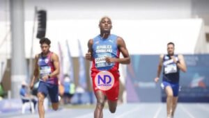 El dominicano Alexander Ogando se impone en la final de los 400 metros