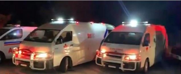 AMBULANCIA 5 Hieren 7 personas en emboscada esta madrugada en San Francisco