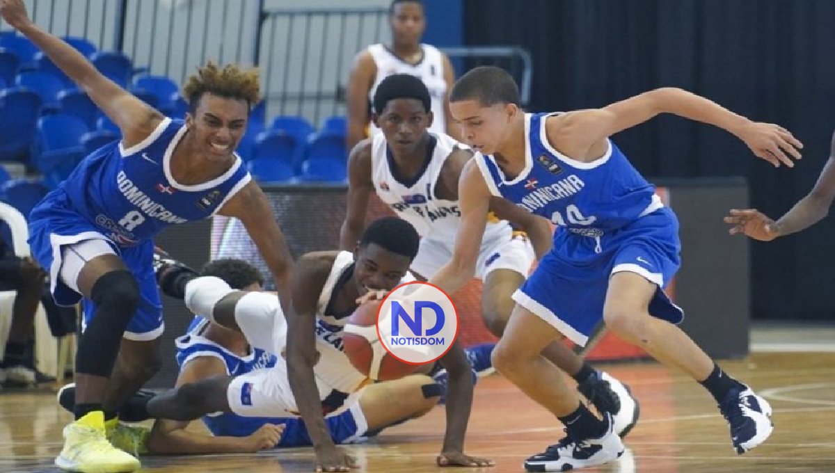 Equipo baloncesto RD U15 vence a Islas Turcas en Centrobasket