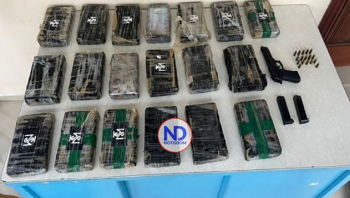 La DNCD decomisa 21.20 kilos de «cocaína» y detiene a un hombre