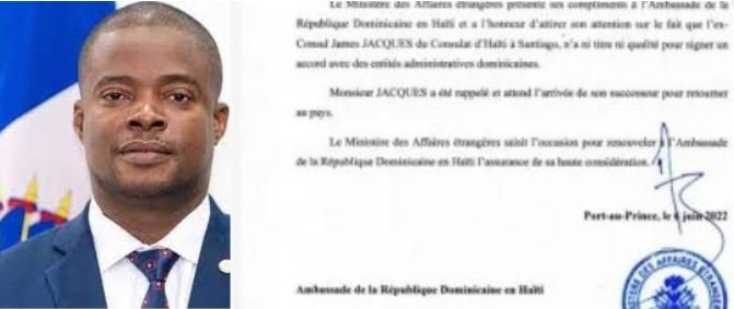 CONSUL HAITIANO Cancillería confirma que James Jacques no es cónsul en Santiago