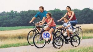 Andar en bicicleta fomenta personas y medio ambiente sanos