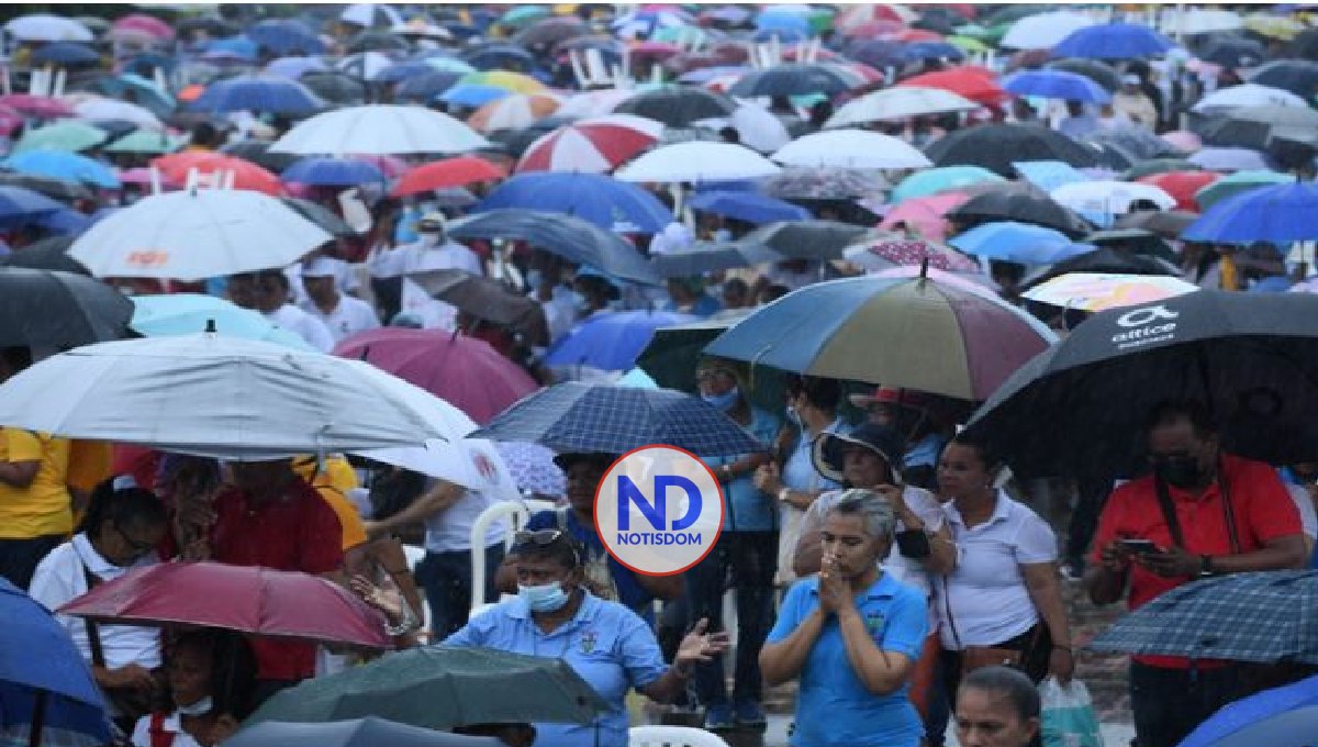 Corpus Christi bajo lluvia bendita