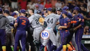 MLB castiga a seis miembros de los Astros y Marineros de Seattle por trifulca en Houston