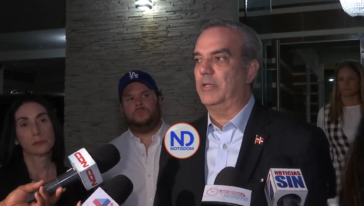 Video | Abinader: «Esta es una sociedad que se está enfermando y por cualquier cosa se pelea»