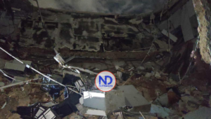 Por instrucciones de Abinader, COE investiga desplome techo del CODIA en Zona Colonial