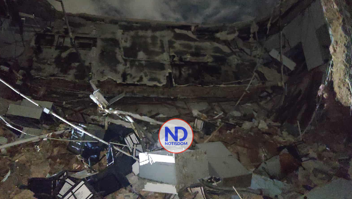 Por instrucciones de Abinader, COE investiga desplome techo del CODIA en Zona Colonial